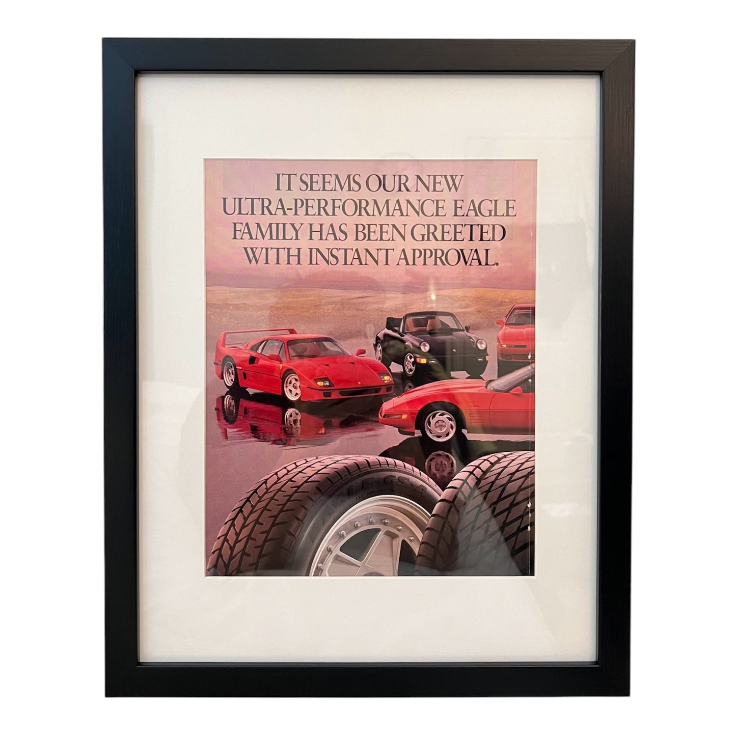 Ferrari, Porsche, Corvette Eagle Ad - 1992 Publication - (096)